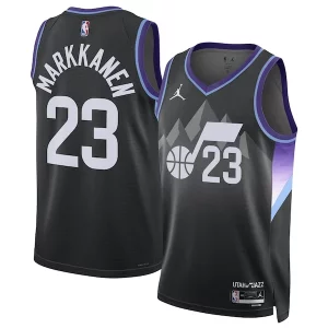 Lauri Markkanen Utah Jazz Jordan Brand Unisex 2024/25 Swingman Collectible Jersey Statement Edition Black