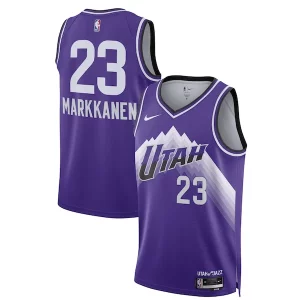 Lauri Prime Markkanen Utah Jazz Nike Unisex 2023/24 Swingman Jersey Purple City Edition