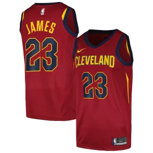 LeBron James Cleveland Cavaliers Splendide Nike Swingman Player Jersey Icon Edition Wine