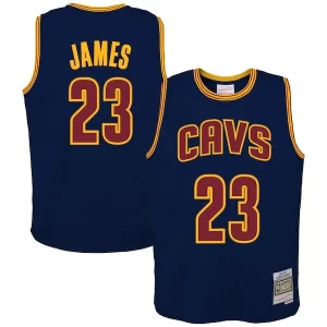 LeBron James Cleveland Cavaliers Youth 2008/09 Hardwood Uniques Classics Swingman Jersey Navy