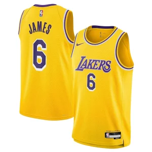 LeBron James Los Angeles Lakers Nike Youth Splendide Swingman Jersey Icon Edition Gold