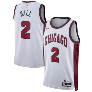 Lonzo Ball Chicago Bulls Nike Unisex 2022/23 Swingman Jersey Classique City Edition White