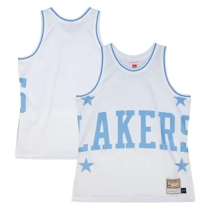 Los Angeles Lakers Hardwood Classics Blown Out Fashion Luxueux Jersey White