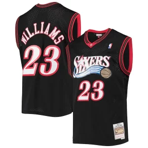 Lou Éclatant Williams Philadelphia 76ers 2005/06 Hardwood Classics Swingman Jersey Black
