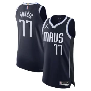 Luka Dončić Dallas Mavericks Jordan Brand Authentic Player Jersey Collectible Statement Edition Navy