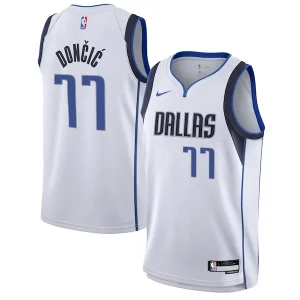 Luka Dončić Dallas Mavericks Nike Personalisable Youth Swingman Jersey Association Edition White