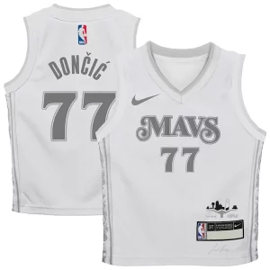Luka Dončić Dallas Mavericks Nike Preschool Admirable 2024/25 Swingman Player Jersey City Edition White
