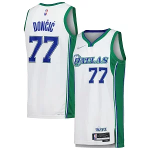 Luka Dončić Dallas Mavericks Nike Swingman Player Jersey Éclatant City Edition White