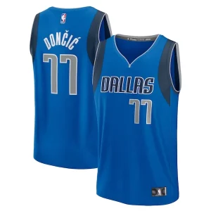 Luka Dončić Dallas Mavericks Tendance Fast Break Replica Player Jersey Icon Edition Blue