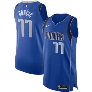 Luka Dončić Dallas Tendance Mavericks Nike Authentic Jersey Association Edition Blue