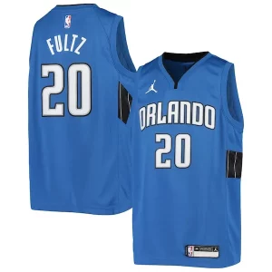Markelle Fultz Orlando Magic Jordan Vibrant Brand Youth 2020/21 Swingman Jersey Statement Edition Blue