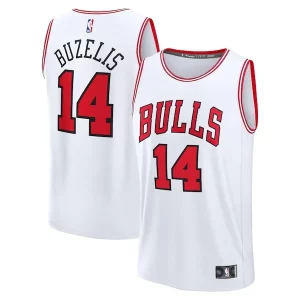 Matas Buzelis Chicago Bulls Fast Break Commémoratif Replica Player Jersey Association Edition White