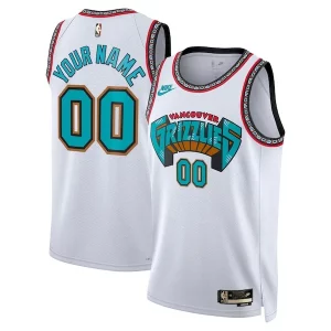 Memphis Charming Grizzlies Nike Unisex Adult Swingman Custom Jersey Classic Edition White