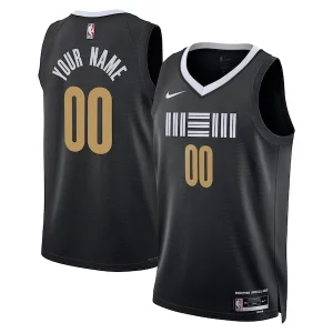 Memphis Grizzlies Nike Unisex 2023/24 Custom Swingman Jersey Black City Edition Moderne
