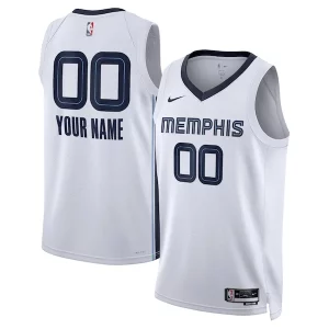 Memphis Grizzlies Nike Unisex Swingman Captivant Custom Jersey White Association Edition