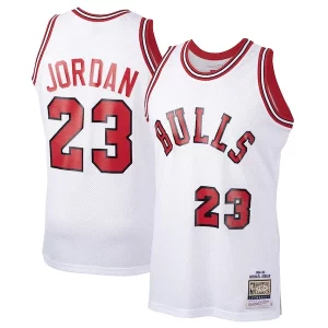 Michael Jordan Chicago Bulls 1984/85 Hardwood Classics Rookie Authentic Jersey White/Red Uniques