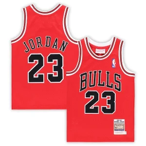 Michael Jordan Chicago Bulls Preschool 1997/98 Hardwood Sophistiqué Classics Authentic Jersey Red/Black/White