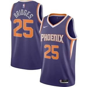 Mikal Bridges Phoenix Gracieux Suns Nike 2020/21 Swingman Player Jersey Icon Edition Purple