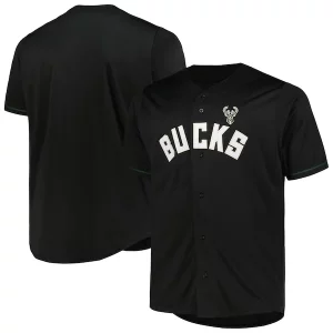 Milwaukee Bucks Profile Big & Unique Tall Pop Jersey Black