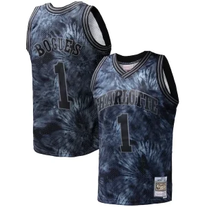 Muggsy Bogues Charlotte Moderne Hornets Hardwood Classics 1992/93 Tie Dye Swingman Jersey Black