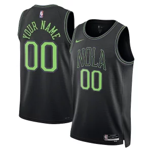 New Éclatant Orleans Pelicans Nike Unisex 2023/24 Custom Swingman Jersey Black City Edition