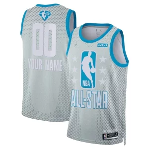 Nike 2022 NBA All Star Moderne Game Swingman Custom Jersey Gray