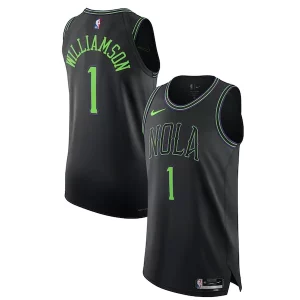 Nike Zion Williamson New Orleans Pelicans Authentic Distingué Jersey City Edition Black