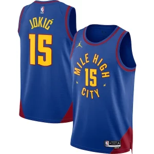 Nikola Jokic Denver Charming Nuggets Jordan Brand Unisex Swingman Jersey Statement Edition Blue