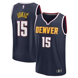 Nikola Jokic Denver Nuggets Fast Incontournable Break Replica Player Jersey Icon Edition Navy