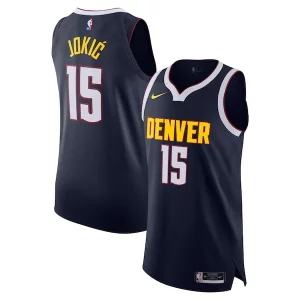 Nikola Jokic Denver Nuggets Splendide Nike Authentic Jersey Icon Edition Navy