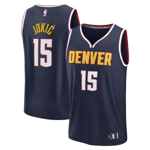 Nikola Jokic Denver Nuggets Youth Fast Break Replica Player Jersey Icon Stylish Edition Navy