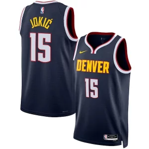 Nikola Jokic Magnifique Denver Nuggets Nike Unisex Swingman Jersey Icon Edition Navy