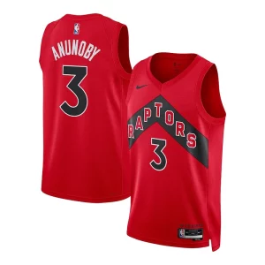 OG Anunoby Toronto Raptors Nike Unisex Swingman Jersey Association Edition Red Luxueux