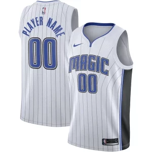 Orlando Magic Nike 2020/21 Magnifique Swingman Custom Jersey Association Edition White