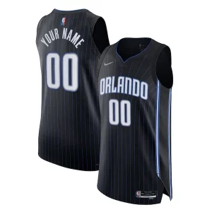 Orlando Magic Nike 2021/22 Diamond Authentic Custom Premium Jersey Icon Edition Black