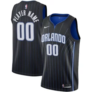 Orlando Magic Nike Unique 2020/21 Swingman Custom Jersey Icon Edition Black/White
