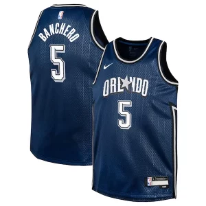 Paolo Banchero Orlando Magic Nike Youth Swingman Replica Jersey City Edition Navy Haut de gamme