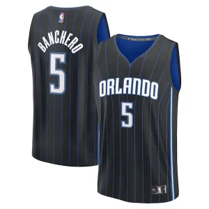 Paolo Banchero Orlando Magic Youth Fast Break Replica Bold Player Jersey Icon Edition Black