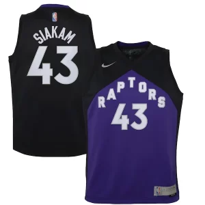 Pascal Siakam Toronto Raptors Nike Youth Gracieux 2020/21 Swingman Player Jersey Black/Purple Earned Edition