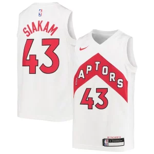 Pascal Siakam Toronto Raptors Nike Youth Swingman Jersey Association Collectible Edition White/Red