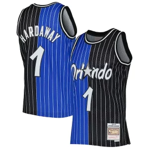 Penny Hardaway Orlando Magic Hardwood Classics 1994/95 Split Swingman Distingué Jersey Blue/Black