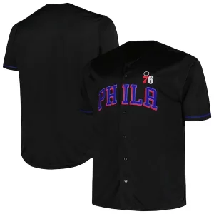 Philadelphia 76ers Profile Classique Big & Tall Pop Jersey Black
