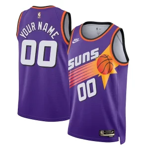 Phoenix Exclusif Suns Nike Unisex 2022/23 Custom Swingman Jersey Classic Edition Purple
