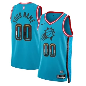 Phoenix Suns Gracieux Nike Unisex 2022/23 Swingman Custom Jersey City Edition Turquoise