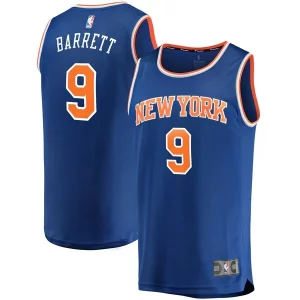 RJ Barrett Éclatant New York Knicks Replica Fast Break Jersey Blue Icon Edition