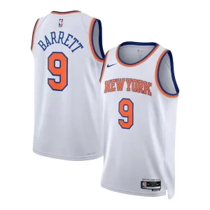 RJ Barrett New York Knicks Nike Unisex Captivant Swingman Jersey Association Edition White