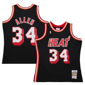 Ray Allen Miami Heat 2013/14 Hardwood Classics Swingman Captivant Jersey Black