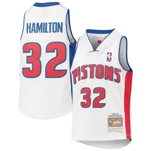 Richard Hamilton Detroit Pistons Youth 2003/04 Hardwood Classics Swingman Jersey White Exquisite