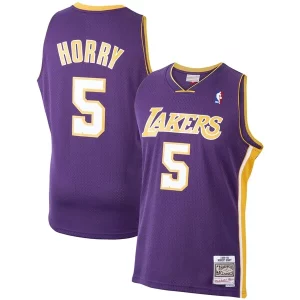 Robert Horry Notable Los Angeles Lakers 1999/00 Hardwood Classics Swingman Jersey Purple