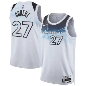 Rudy Gobert Minnesota Timberwolves Moderne Nike Unisex 2024/25 Swingman Player Jersey City Edition White